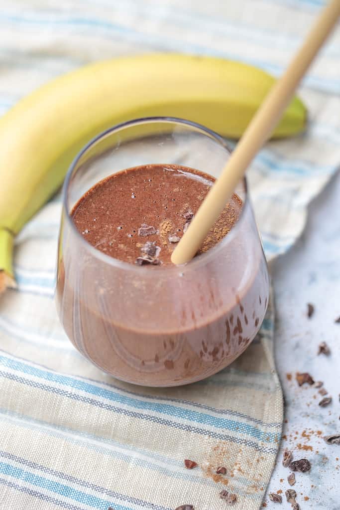 delicious and nutritious Banana Mocha Protein Smoothie that will keep you fueled all day long