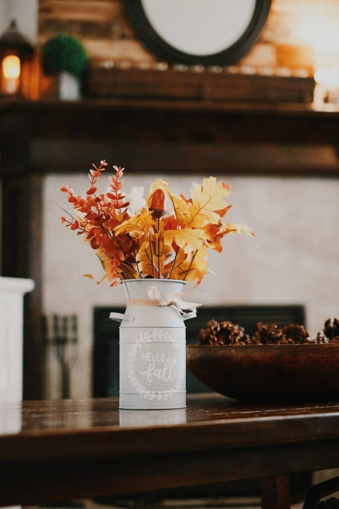 autumn home decor wellness